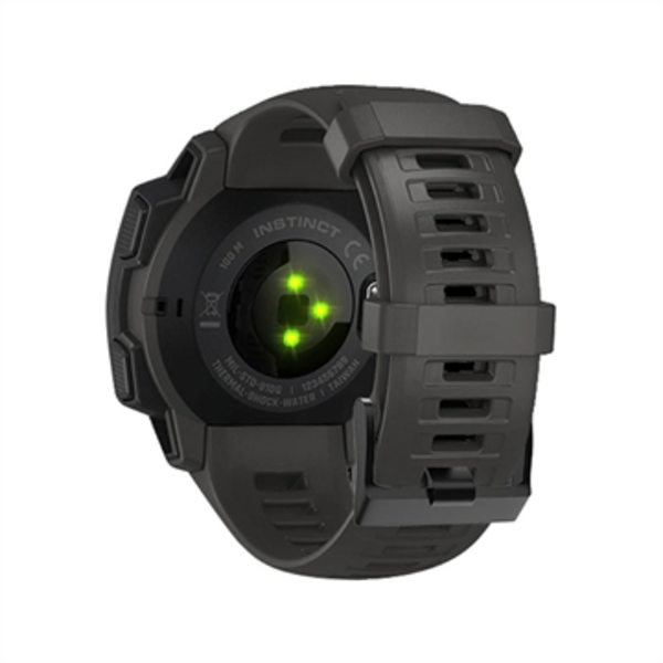 Garmin Instinct Mjuk Silikonrem - Svart Svart