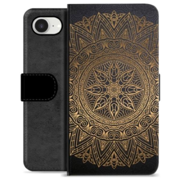 iPhone 16e Premium Plånboksfodral - Mandala Animerad