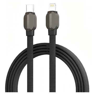 Ldnio LC212i flätad snabbladdningskabel (USB-C till... Grå