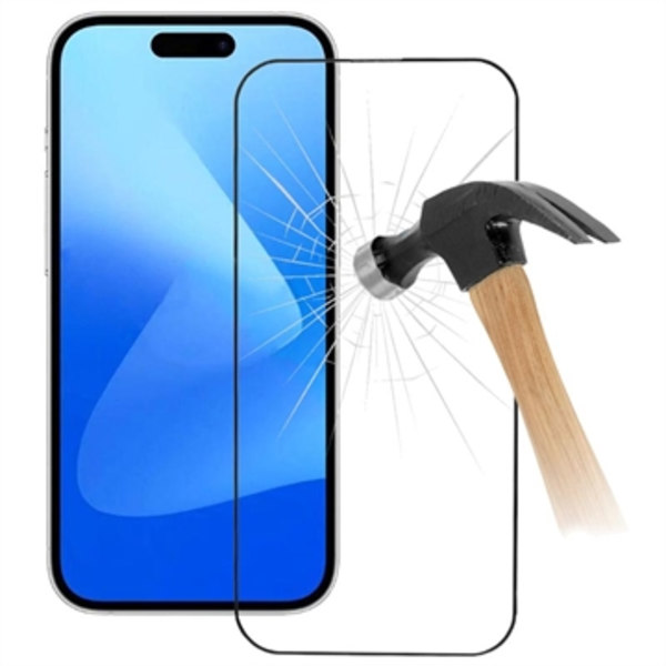 iPhone 15 Pro 9D Heltäckande Härdat Glas Skärmskydd - 9H... Svart