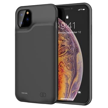 iPhone 11 Pro Max Backup Batteriskal - 6500mAh - Svart Svart