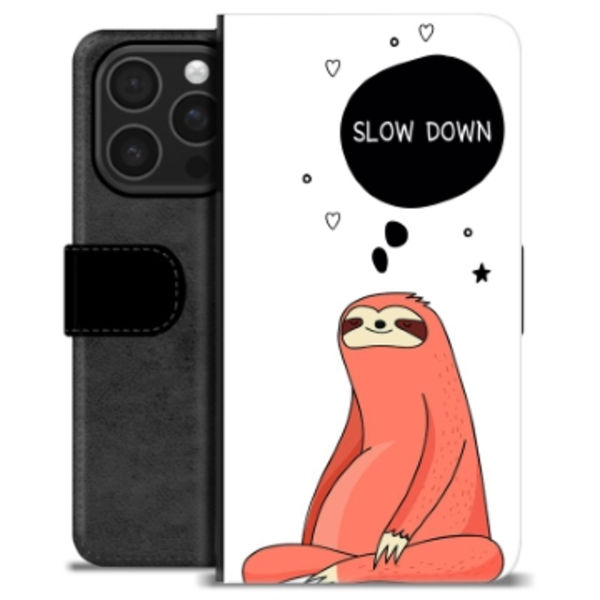 iPhone 16 Pro Premium Plånboksfodral - Slow Down Animerad