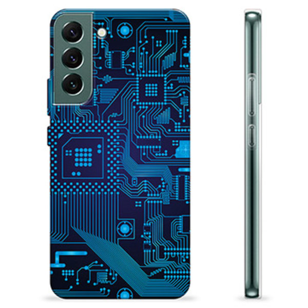 Samsung Galaxy S22+ 5G TPU-Skal - Kretskort Animerad