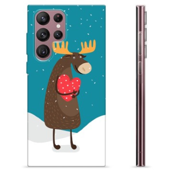 Samsung Galaxy S22 Ultra 5G TPU-Skal - Söt Älg Animerad