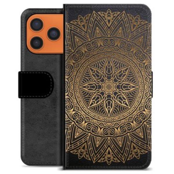 iPhone 17 Pro Max Premium Plånboksfodral - Mandala Animerad