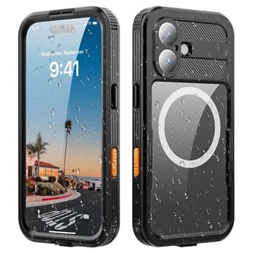 iPhone 17 Shellbox M Series IP68 vattentätt skal - dykskydd... Svart