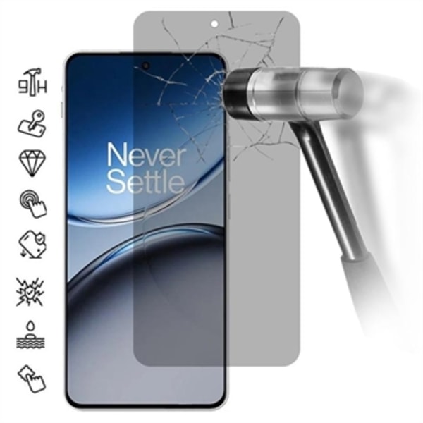 OnePlus Nord 4 Privacy Härdat Glas Skärmskydd Genomskinlig