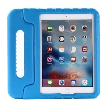 iPad 9.7 2017/2018 Stöttåligt Bärskal till Barn - Blå Blå