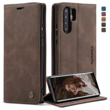 Huawei P30 Pro Caseme 013 Series Plånboksfodral - Kaffe Brun