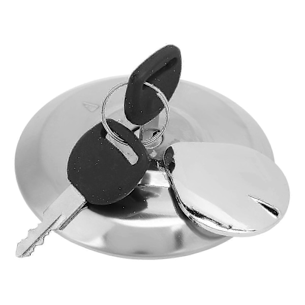 CB1000C CB650 CB750 CM400 Motorsykkel Drivstoff Tanklokk med Låsenøkler - Polert Krom Erstatning (W)