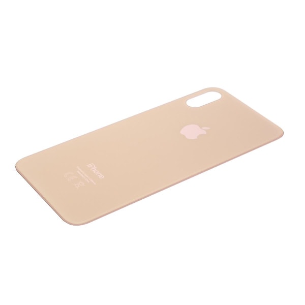 Til iPhone XS 5,8 tommer Glas Bagbatteri Husdæksel (EU-version) {FW} Gold iPhone XS 5.8 inch