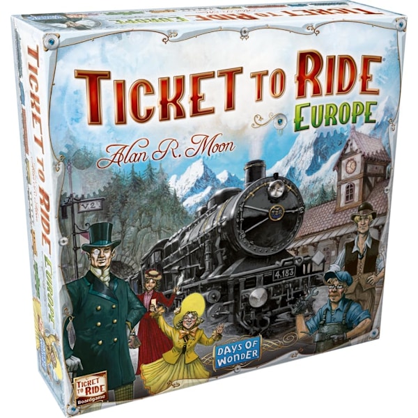 Ticket To Ride Europe -lautapeli | Perhepeli WELLNGS