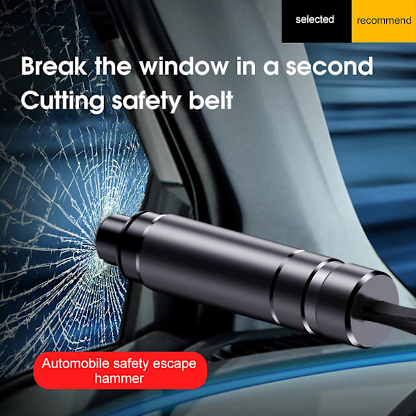 Hammerdex Bilsäkerhetsverktyg Hammerdex Verktyg Safehammer Glasbrytare 2024 (FMY) (W)