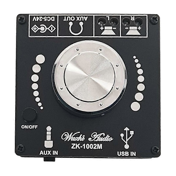 ZK-1002M Stereo Effekt Bluetooth-kompatibel Digital Förstärkarmodul 100Wx2 (W)
