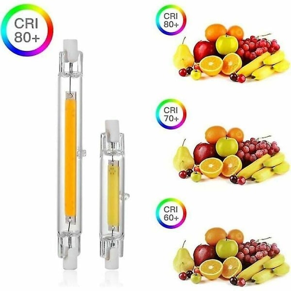 R7s LED-pære 118mm 20w Dimbar, varmhvit 3000k 3000lm, lineær erstatter J118 300w halogenpære (FMY) (W)