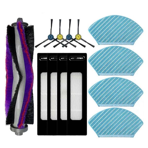 Til Midea M7 / M7 Pro / M7 Max / Eureka NER700 / Fakir Rs 770 Rulle Sidebørste Hepa Filter Moppe Tilbehør (Fww)
