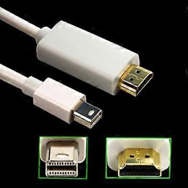 Thunderbolt-portti HDMI-kaapeliin M/M, pituus: 3 m / 10 jalkaa (V)