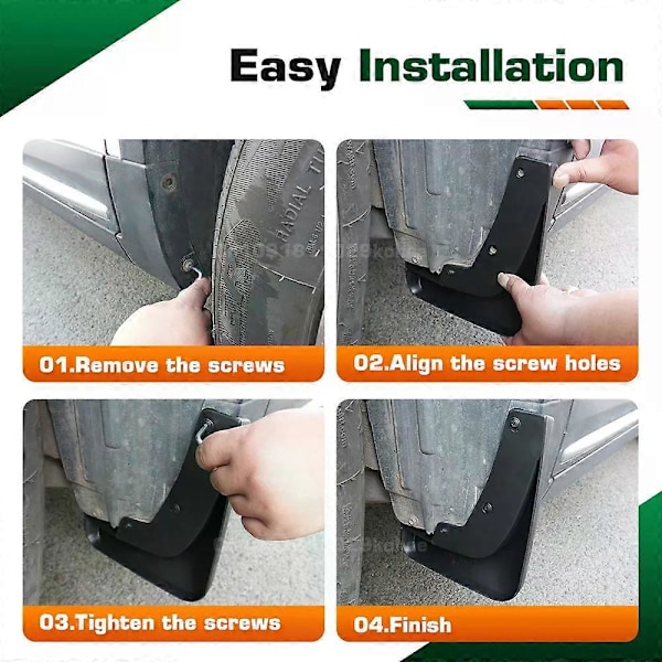 Yhteensopiva Peugeot 308 Hatchback 2014 2015 2016 2017 2018 2019 2020 2021 Lokasuoja 4kpl/setti Suoja Roiskeläppä Mudguards Auto (W)