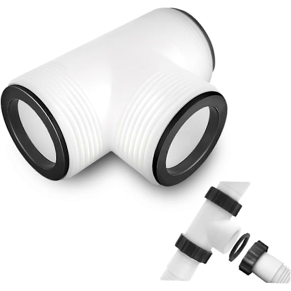 Højkvalitets helt ny 1,5\" til 1,5\" Poolslange T Splitter Connector med 3 (W)