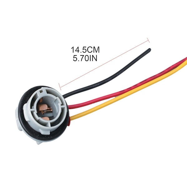 2 stk 1157 Pæreholder Bay15d Lampeholder P21/5w Adapter Basekontakt For Biler