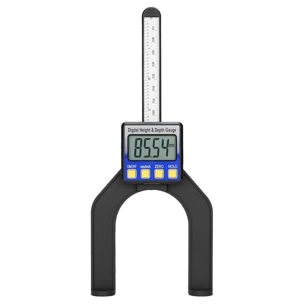 Presis 0-80mm Digital Høyde Måler med Magnetisk Base