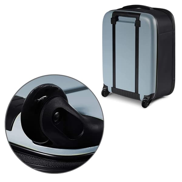 Reparationshjul til kufferter - 4 stk. 50mm sorte gummi-metal lejer