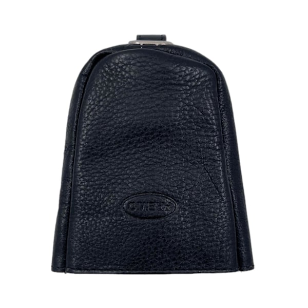 Nøgleetui i ægte læder, svensk design, rummelig Sort Black one size