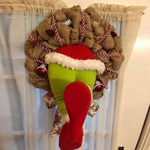 Julkrans 40cm Jute Konstgjorda Dekorationer