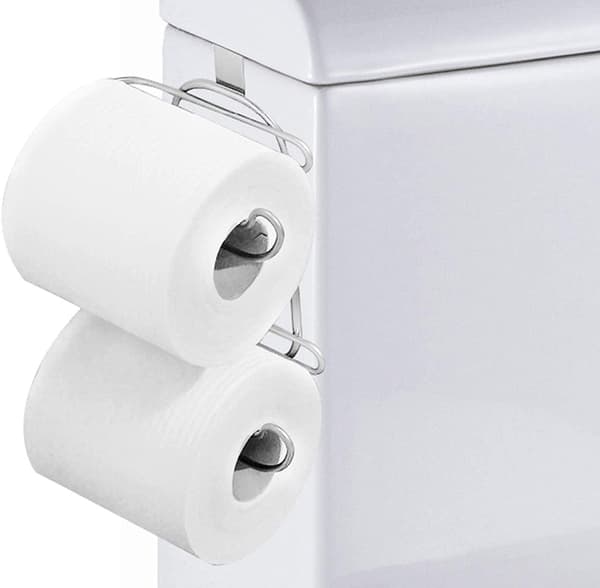 Toiletpapirholder til siden med justerbar arm