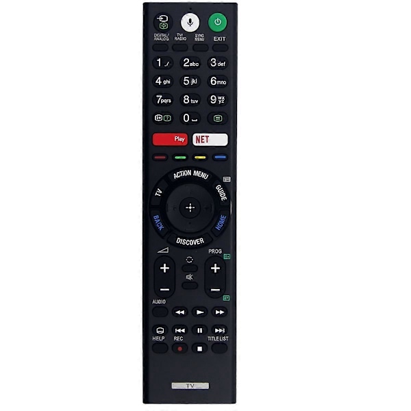 Erstatnings RMF-TX200E Stemmefjernbetjening til Sony TV Også RMT-TX200E RMF-TX300E RMT-TX200A RMF-TX201E (W)