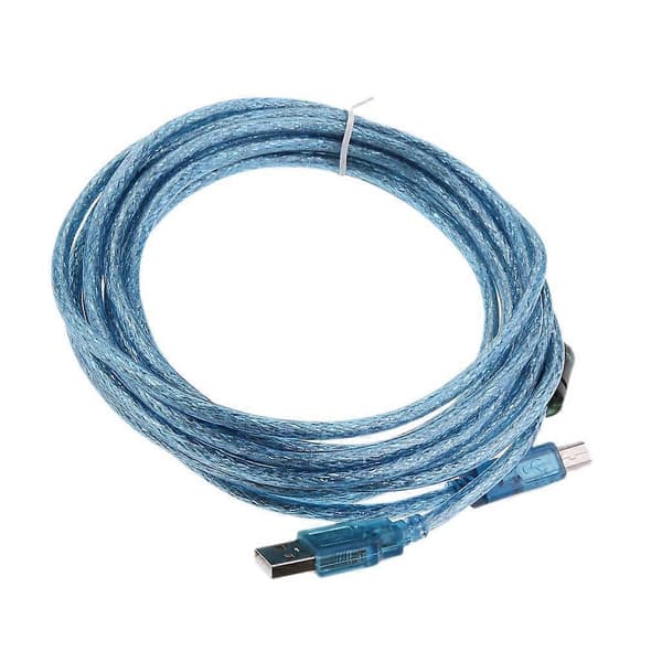 USB-skrivarkabel 5M hane typ A till B höghastighet 2.0 28AWG