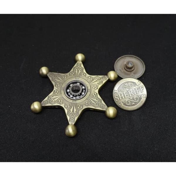 Guldstjerne Metal Håndspinner (Fww)