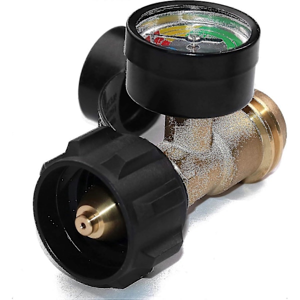 Propantank Måler Niveauindikator Lp Gastryksmåler Farvekodet Universal Til Cylinder, Grill, RV Camper, Varmeapparat Og Flere Apparater (W)