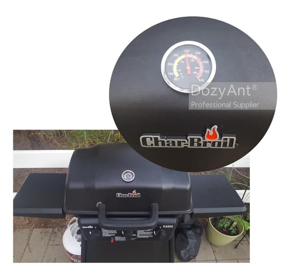 Grilltemperaturmåler - Fahrenheit og varmeindikator for perfekt kødtilberedning