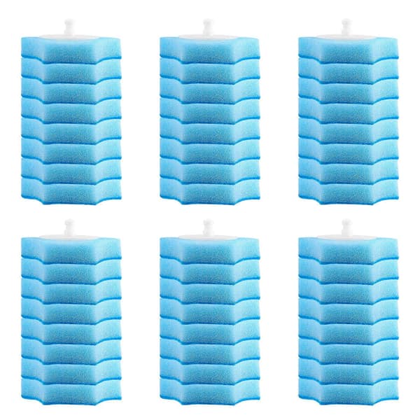 Engangs Toilet Skylbart Refill Frisk Børste Skylbart - 48 Refills (Fww)