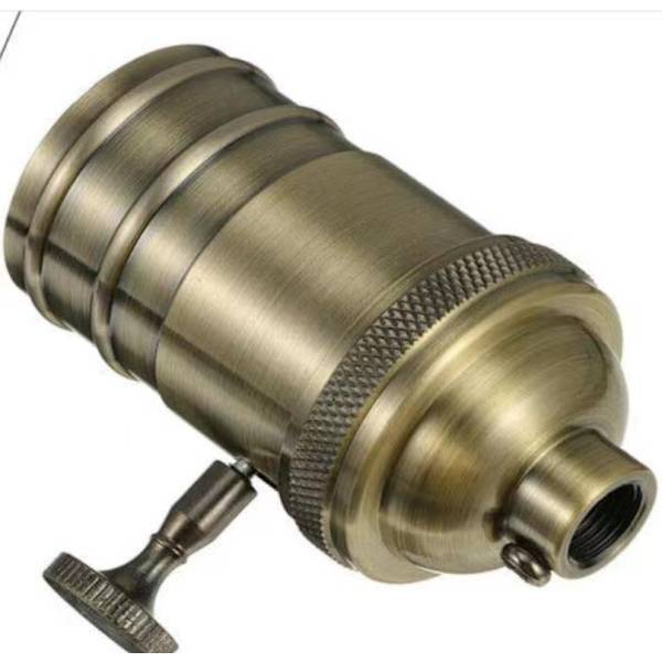 Vintage E26/E27 lampeholder til pendellamper med nem installation