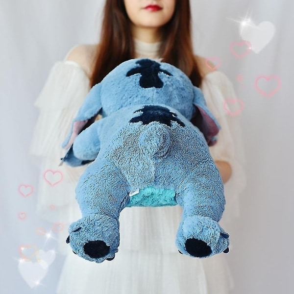 Disney Lilo ja Stitch -kauppa Suuri pehmolelu Eläinlelut Tyyny Animella Nukkumiseen Lasten Nuket Tytöt Lasten Syntymäpäivälahja (45cm Stitch) -WELLNGS