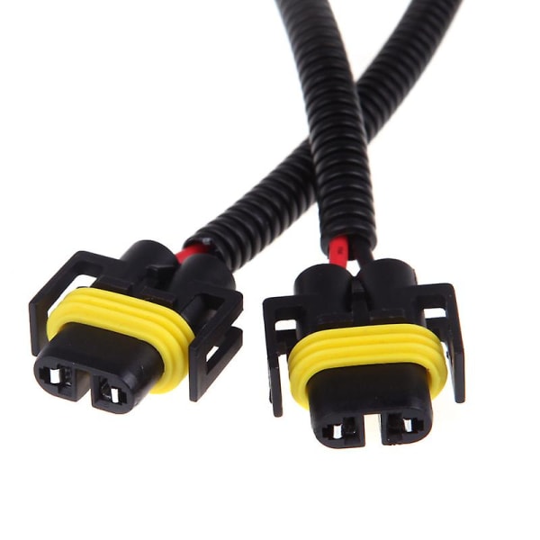 2 st H8 H9 H11 Kabelstam Sockel Trådkontakt Adapter för HID LED Dimljusstrålkastare[fw]
