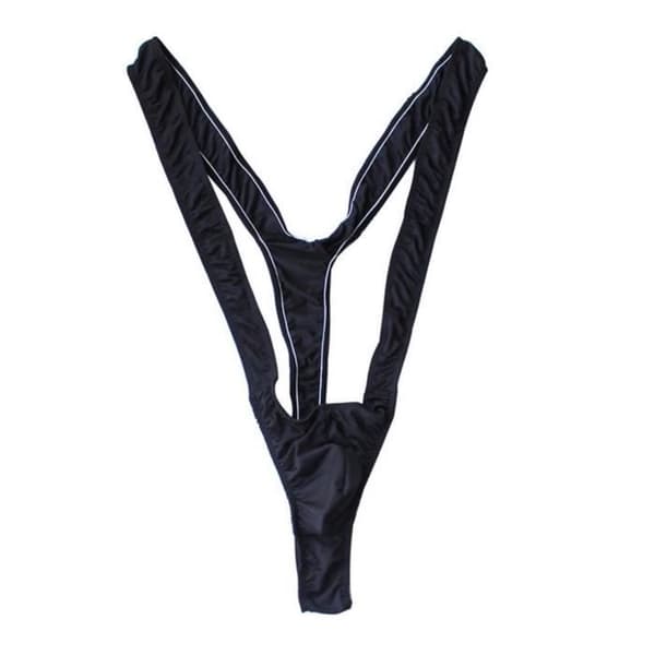 Sort Borat Mankini Badedragt String Badedragt (Fww) Noir