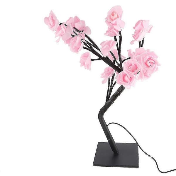 LED-belyst juleroselys Nattlampe USB-drevet