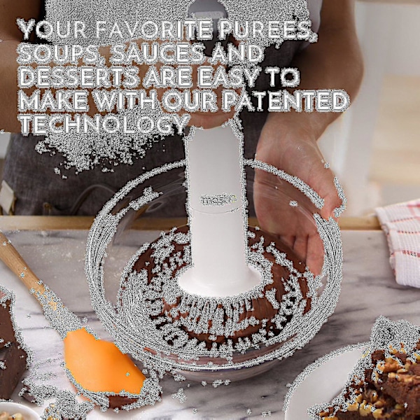 Elektrisk Kartoffelmoser Håndblender 3-i-1 Multiværktøj Blender Purerer Pisk | Immersion Mixer | Perfekt Blender & Purerer Babymad | Grøntsager & Kartoffel