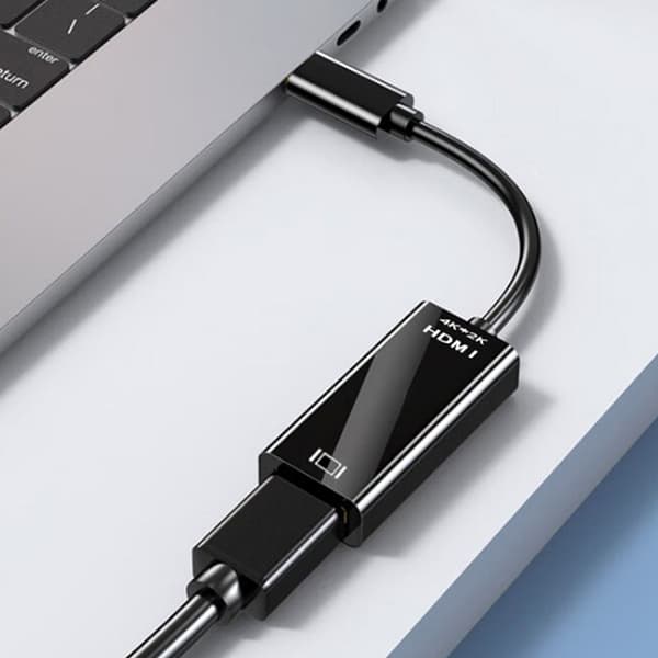 4K USB-C til HDMI-kabel, Type-C til HDMI-konverter til PC, bærbar og TV