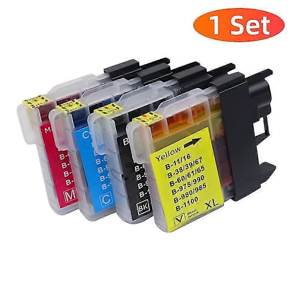 hg Compatible ink cartridge for brother DCP- J140W/145C/165C/185C/195C/197C for LC38/LC11/LC61/LC63/LC65/LC67/LC980/LC1100/LC990