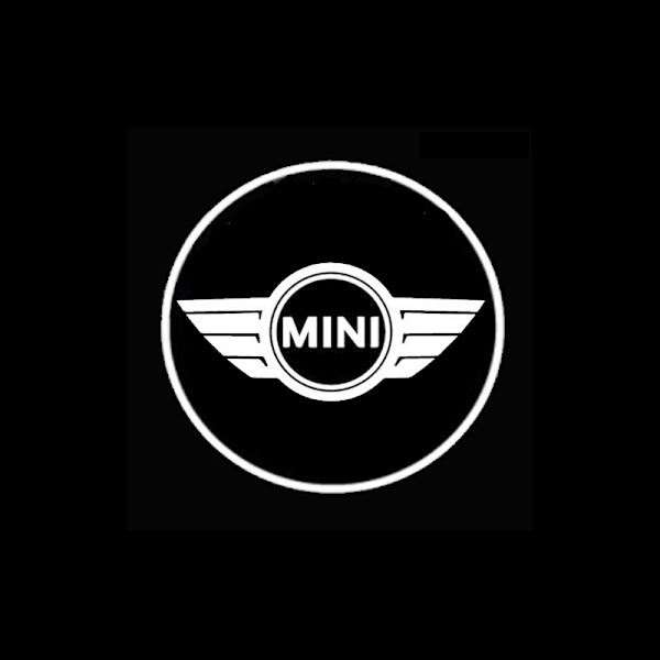 Delar är tillämpliga för Mini Cooper välkomstljus, konverterat projektionsljus med LED dekorativ laser dörrlampa