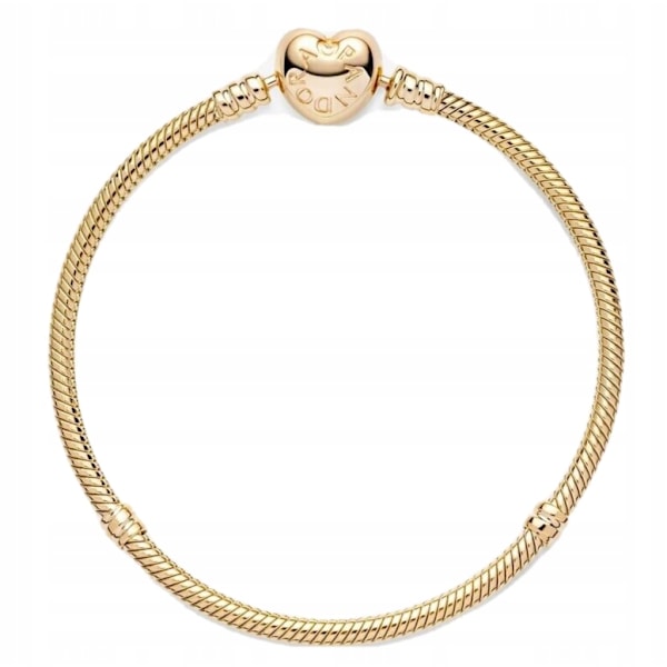 Pandora Signature Hjerteformet Spærmearmbånd (W)