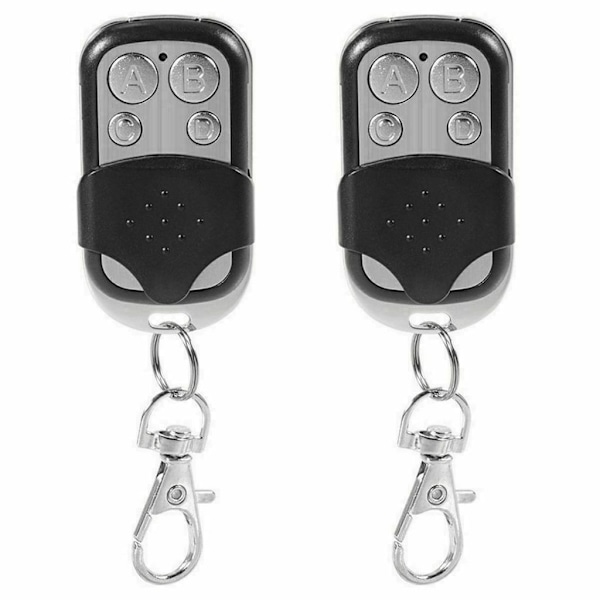 Fjärrkontroll för garageportsöppnare, Universal 433MHZ, 4-pack (W)