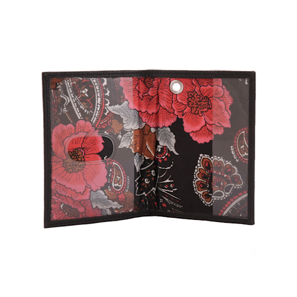 Læder kortholder Sort Black one size