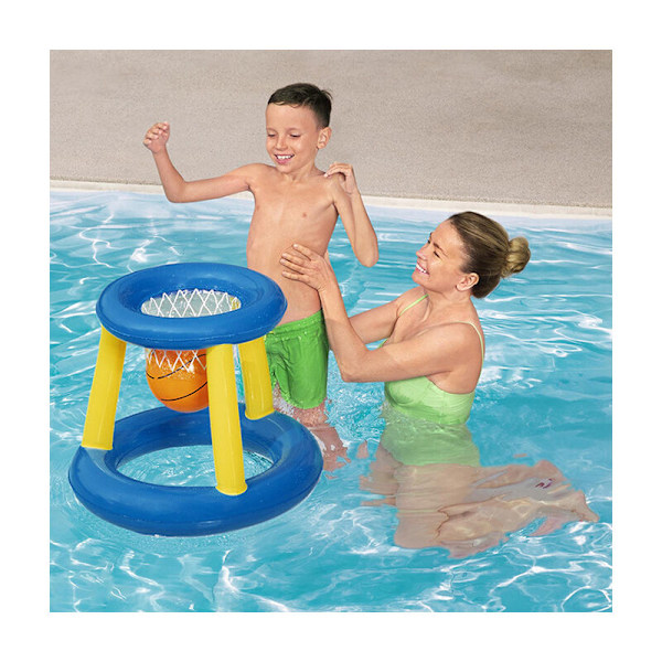 1 kpl kelluva koripallokori 61cm (pumppu ei sisälly). (L)
