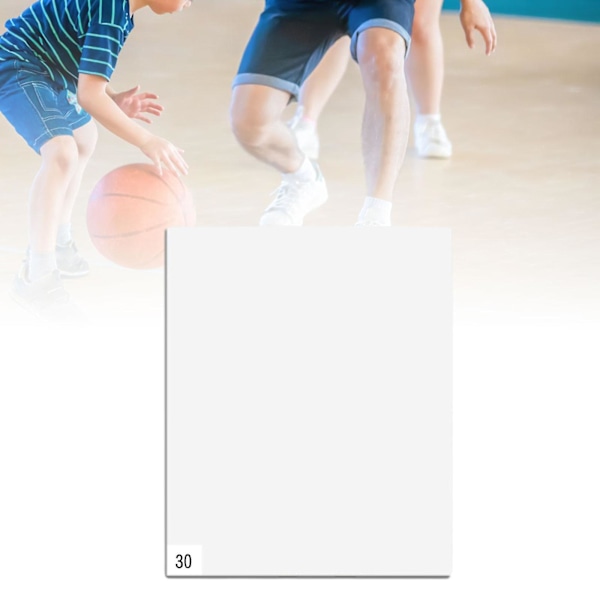30x Basketboll Sticky Mat Sticky Golvmatta Inomhus Ren Tacky Grip Utbytbara Ark Tillbehör Ersättningsark Sticky Mat (B)