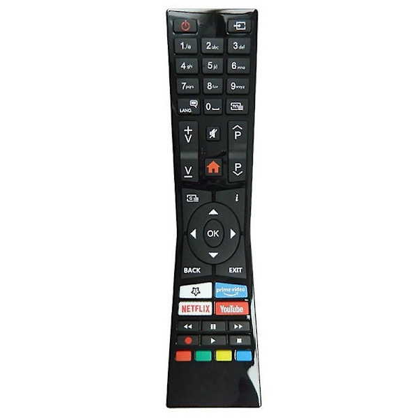 RM-C3337 Ergonomisk designad TV-fjärrkontrollersättning för JVC RMC3337 RCA243100P TV {FW}